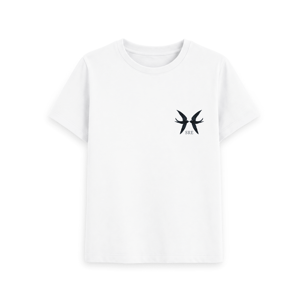 White Printed T-shirt Front
