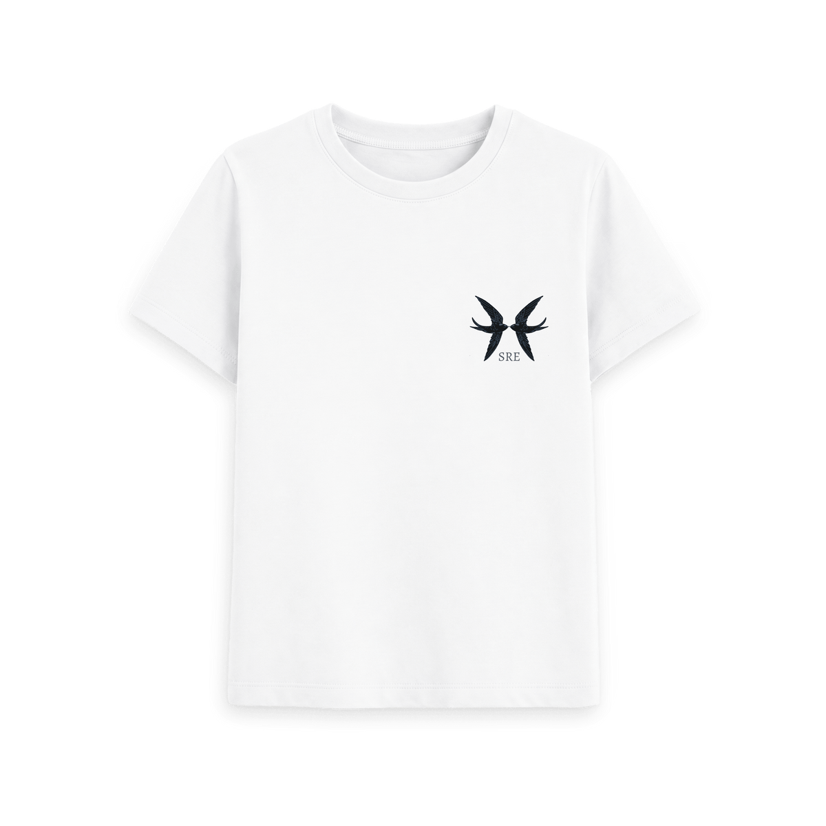 White Printed T-shirt Front