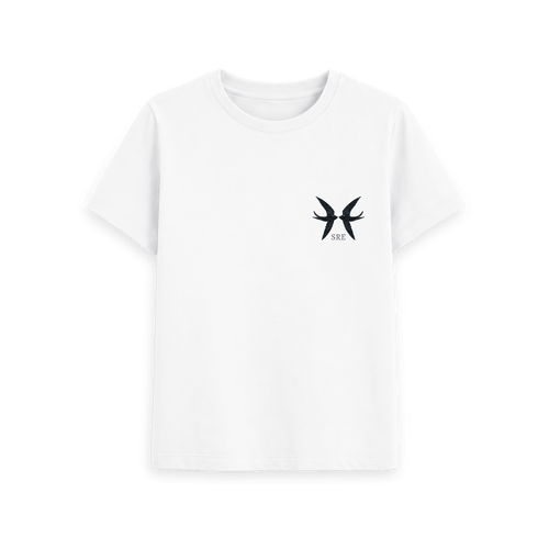 White Printed T-shirt Front