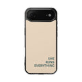 SHE RUNS EVERYTHING Peach Phone Case, iPhone 14 15 16 17