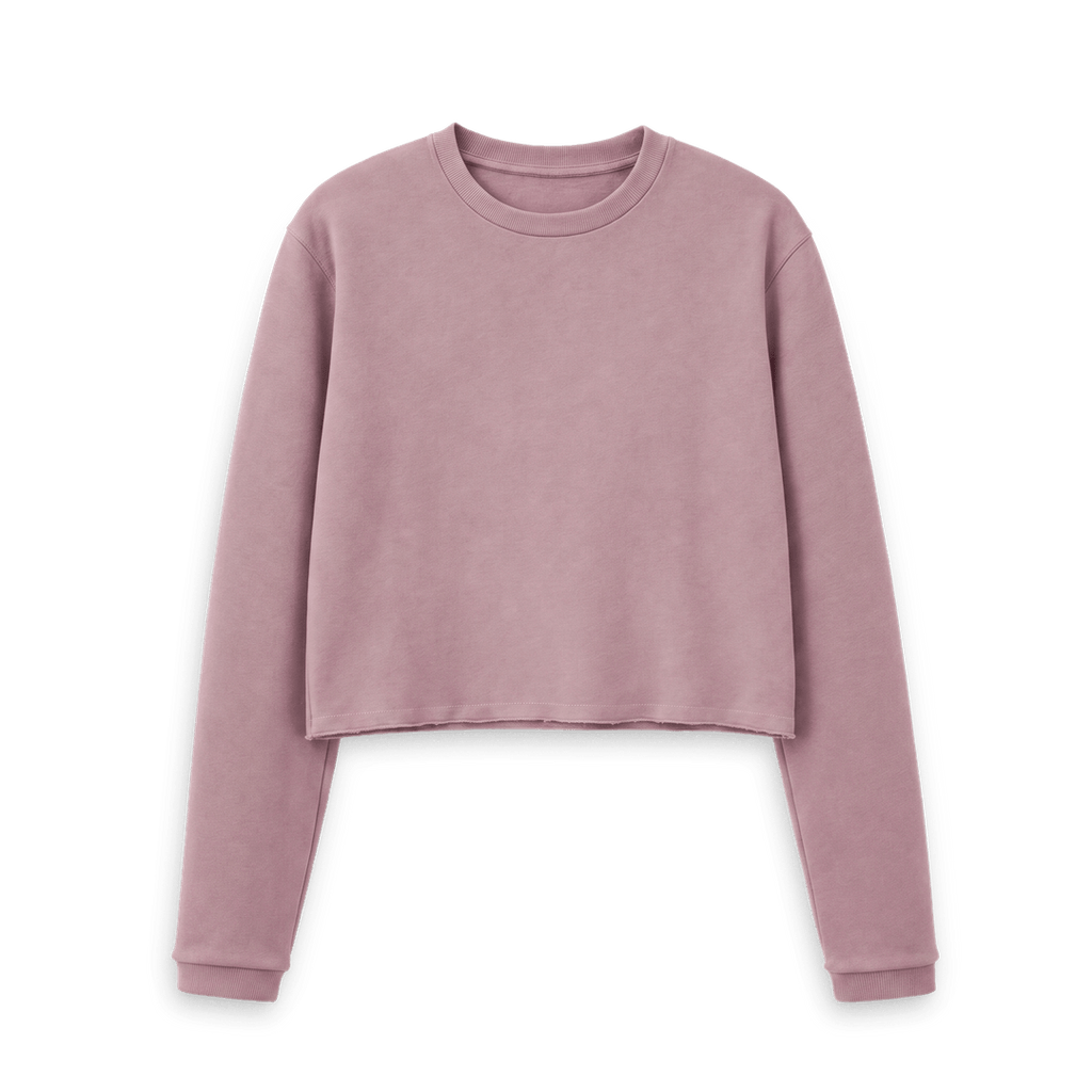 Mauve Printed Boxy Jumpers Front
