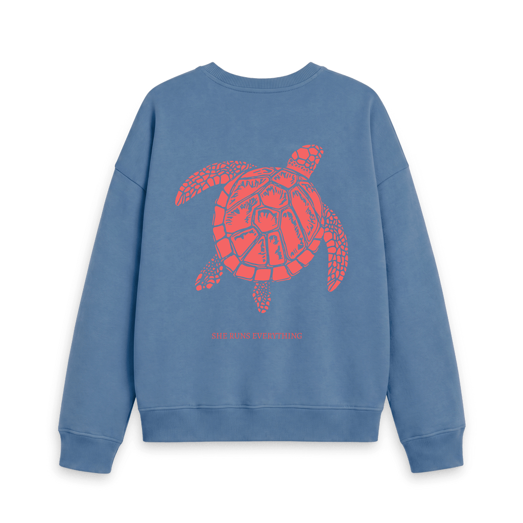 Solent Printed Sweater Back
