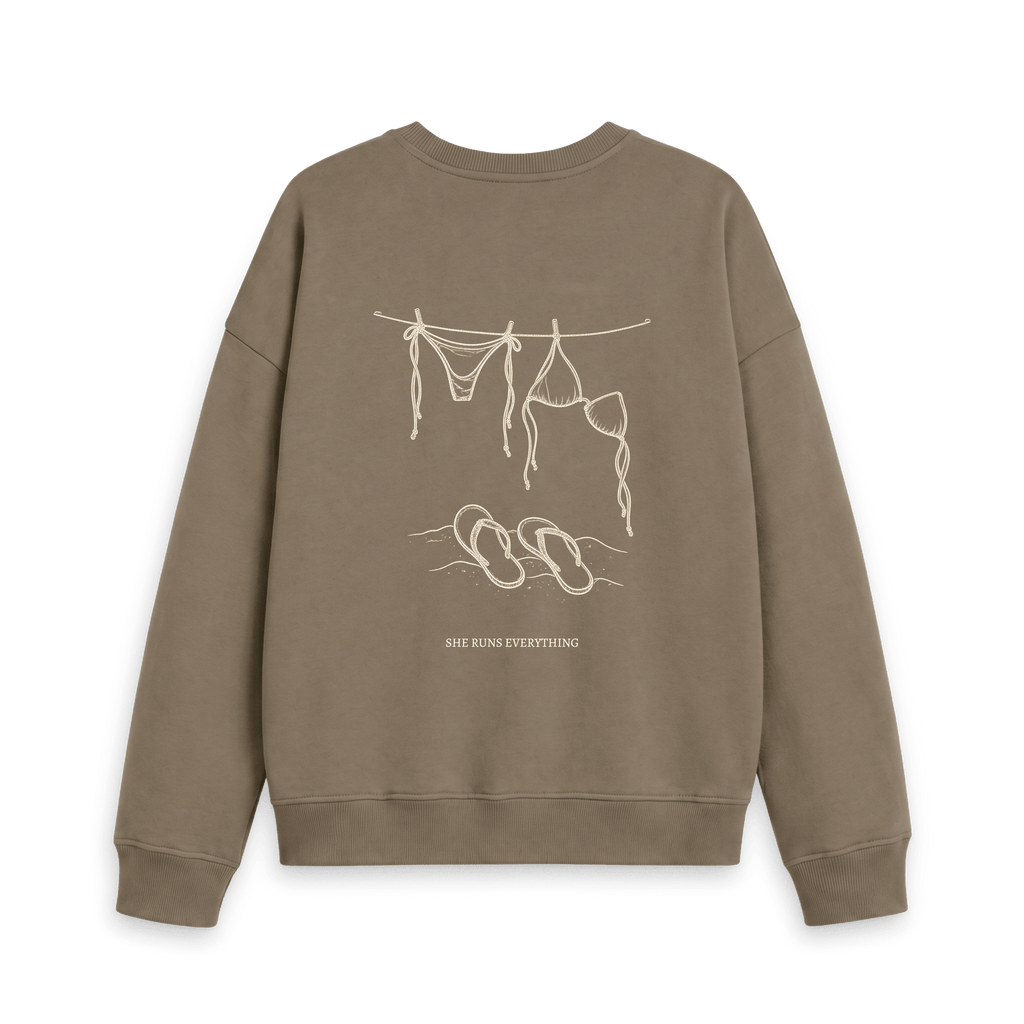 Willow Printed Sweater Back