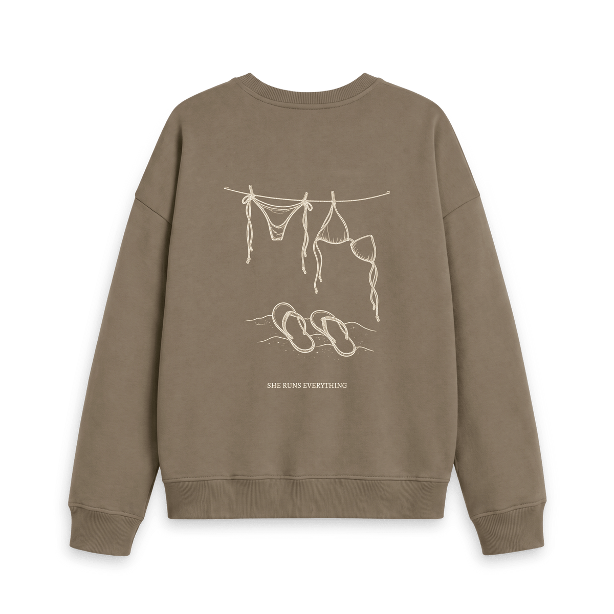 Willow Printed Sweater Back