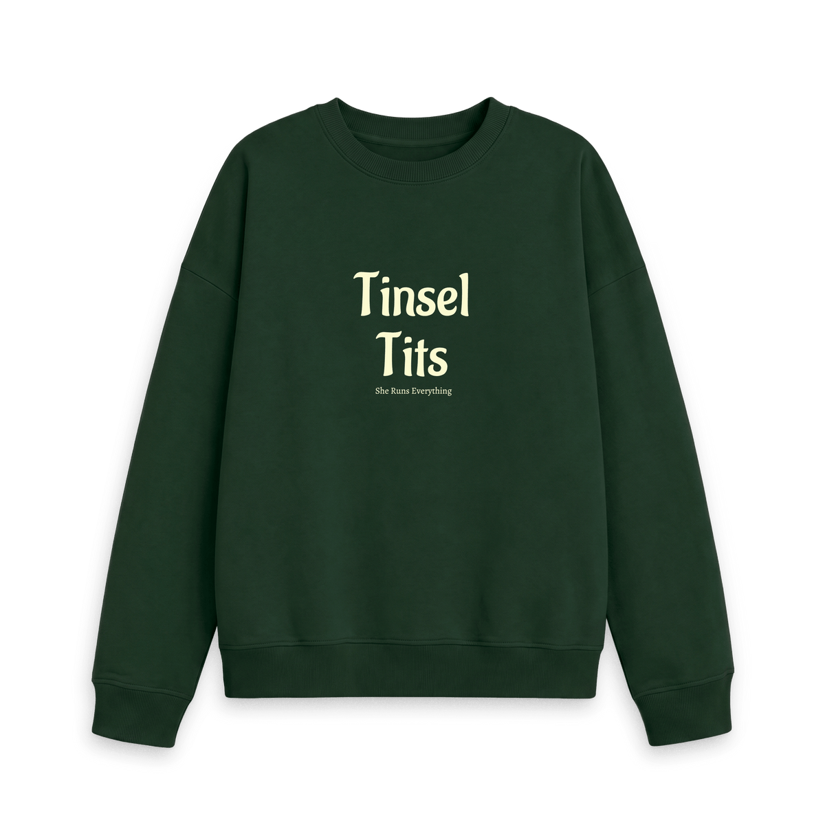 Evergreen Printed Sweater Front