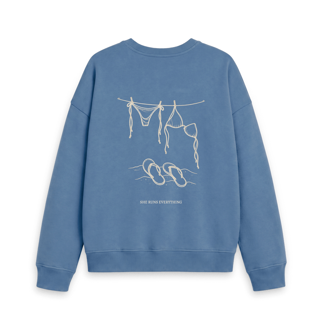 Solent Printed Sweater Back