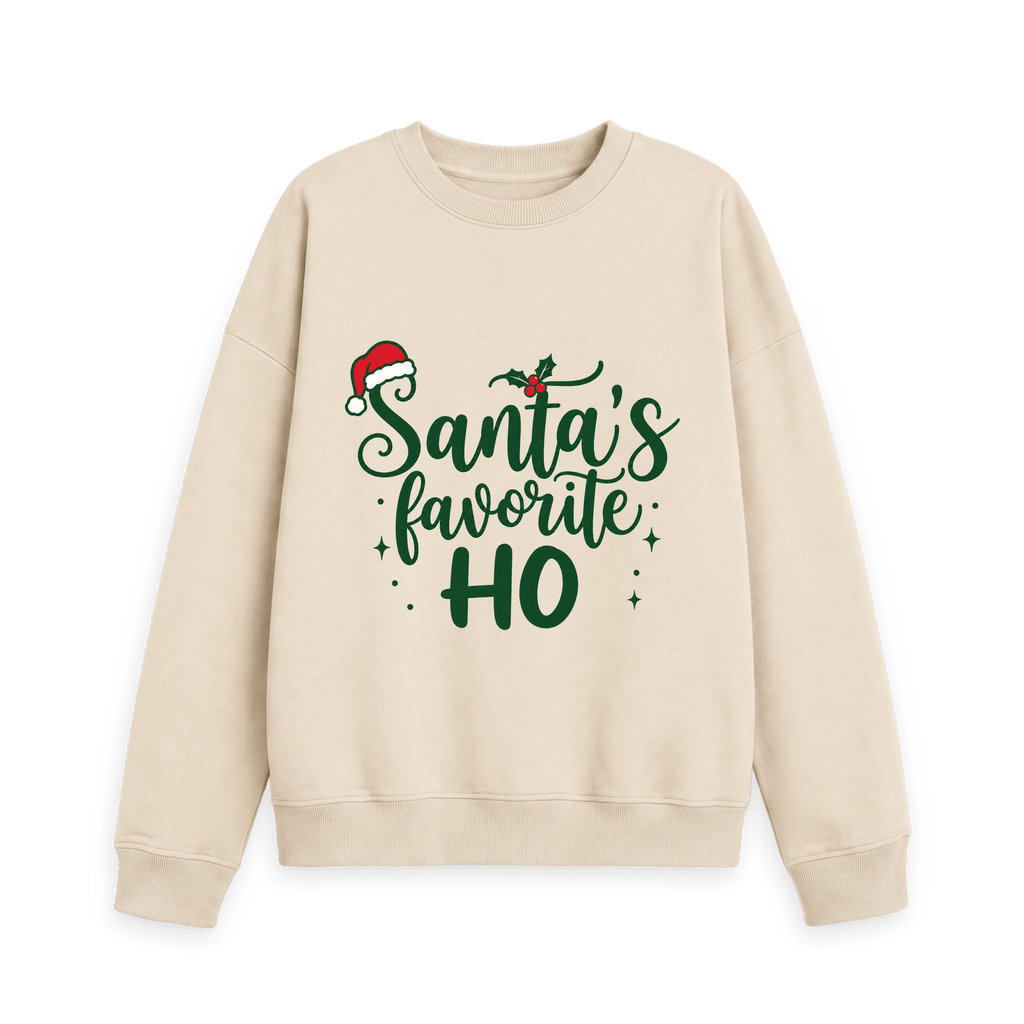 Oat Printed Sweater Front