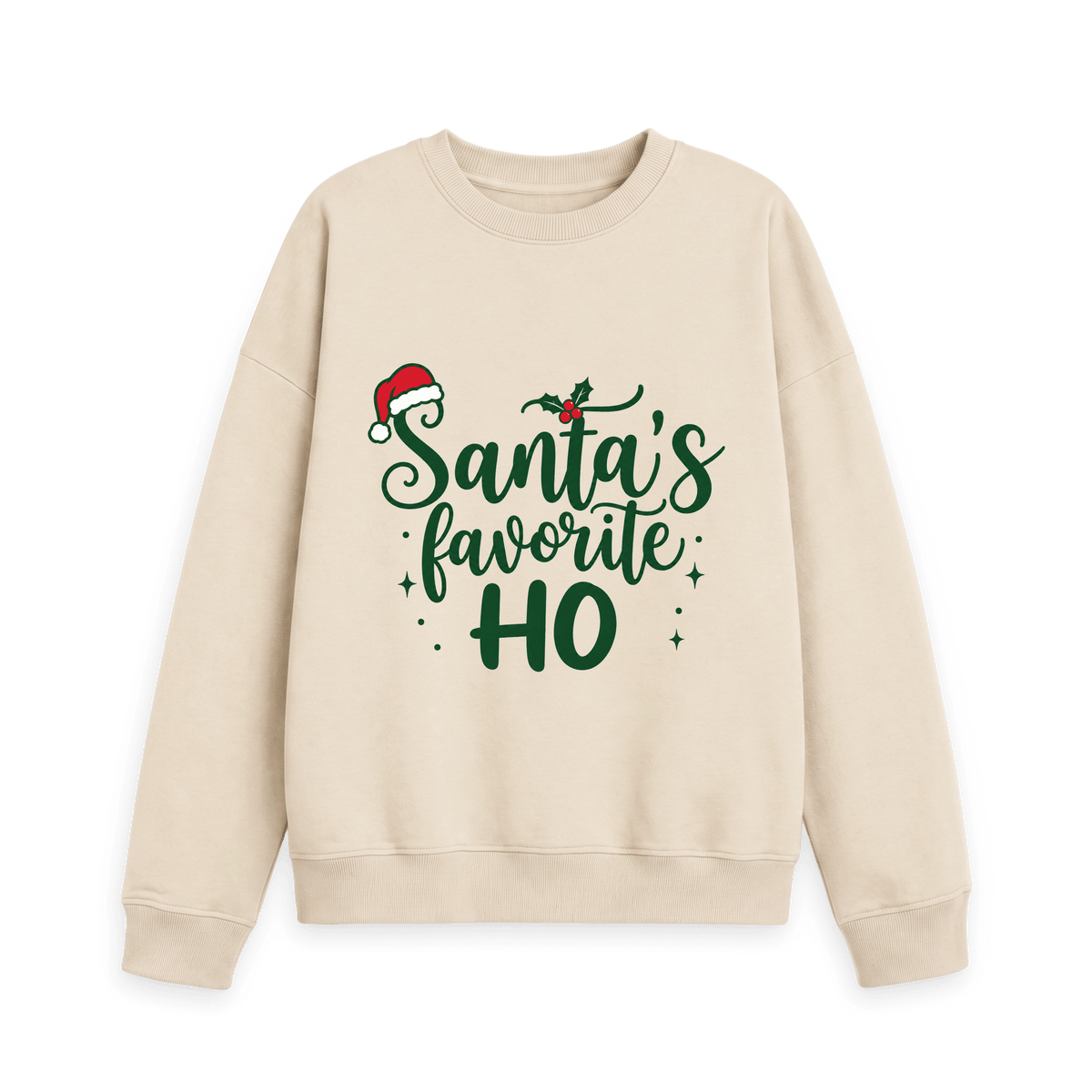 Oat Printed Sweater Front