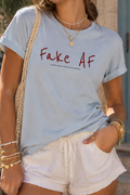 Alicia Tee – Fake AF | Women's Organic Cotton T-Shirt