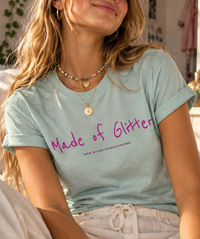 Evelyn Tee | Made of Glitter | Women's Organic Cotton T-Shirt