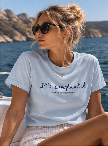 Ida Tee | It's Complicated | Organic Cotton Women's T-Shirt