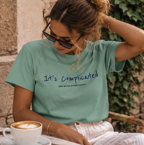Ida Tee | It's Complicated | Organic Cotton Women's T-Shirt