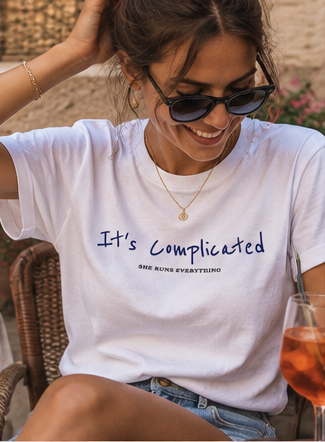 Ida Tee | It's Complicated | Organic Cotton Women's T-Shirt