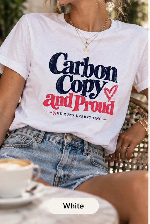 Jemima Tee | Carbon Copy and Proud | 100% Organic Cotton Women's T-Shirt