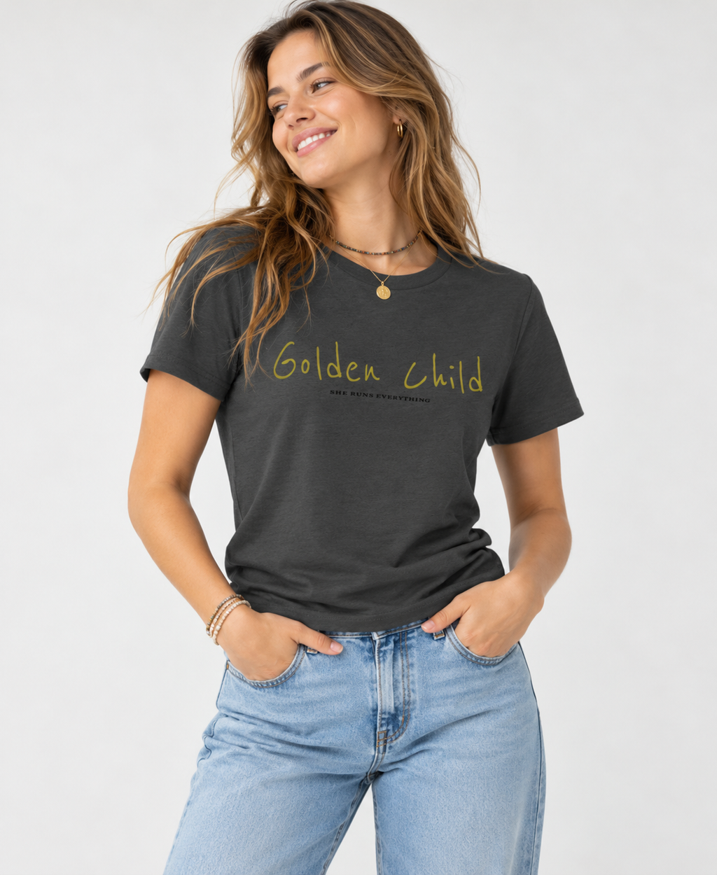 The Joy Tee – Golden Child Energy.