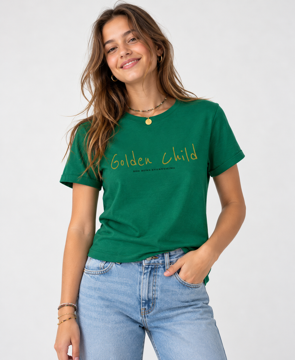 The Joy Tee – Golden Child Energy.