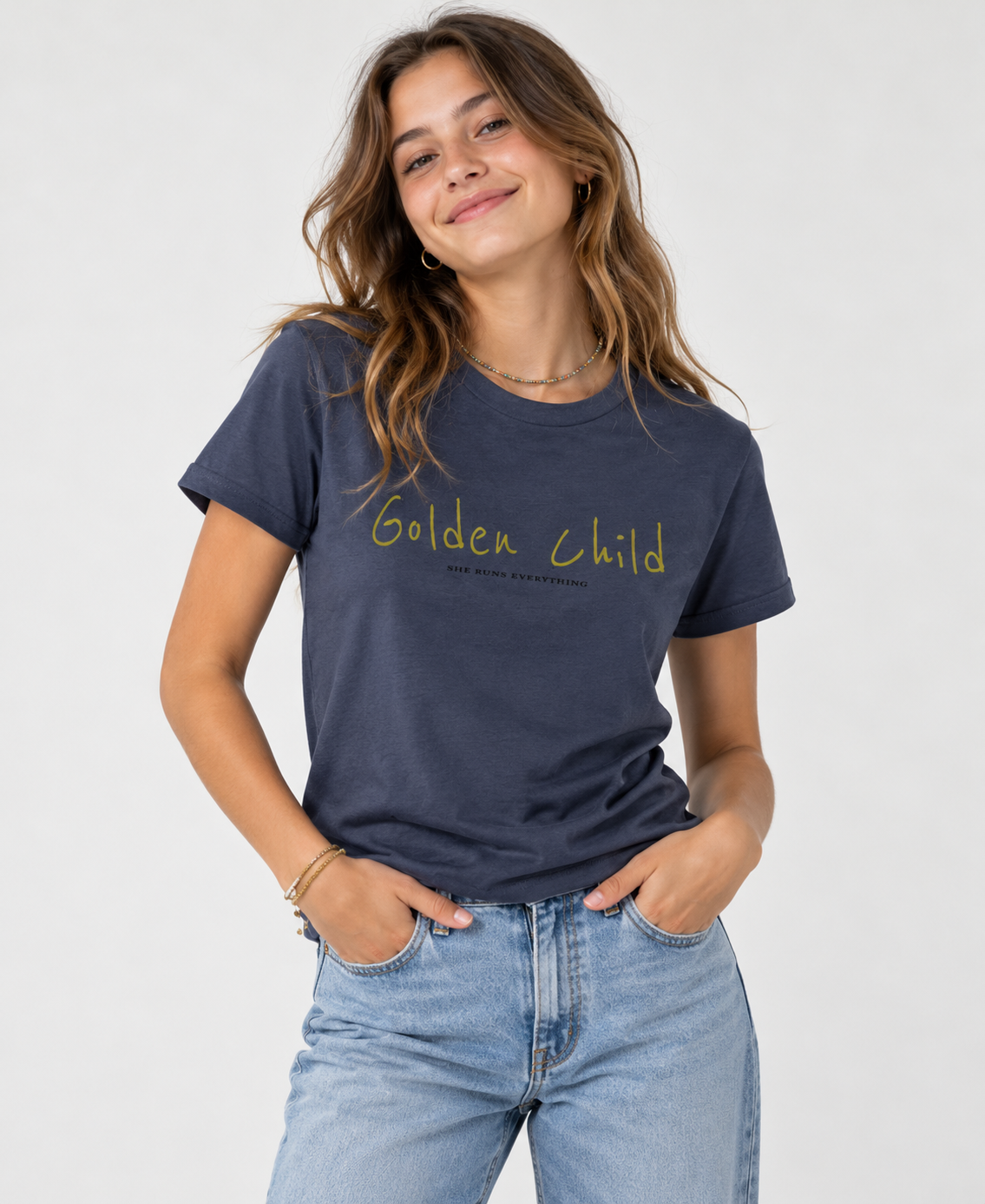 The Joy Tee – Golden Child Energy.