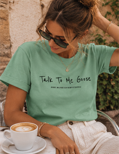 Maverick Tee | Talk To Me Goose | Organic Cotton Women's T-Shirt