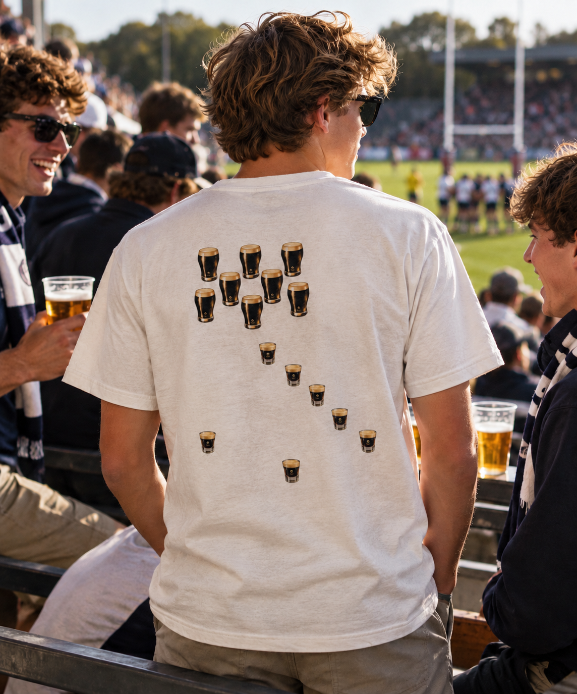 Oscar Tee | Men's Organic Cotton Rugby Graphic T-Shirt