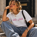 Poppy Tee – Wild Child | Women's Graphic T-Shirt