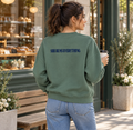100% Organic Cotton Crew Neck Sweatshirt  - SHE RUNS EVERYTHING