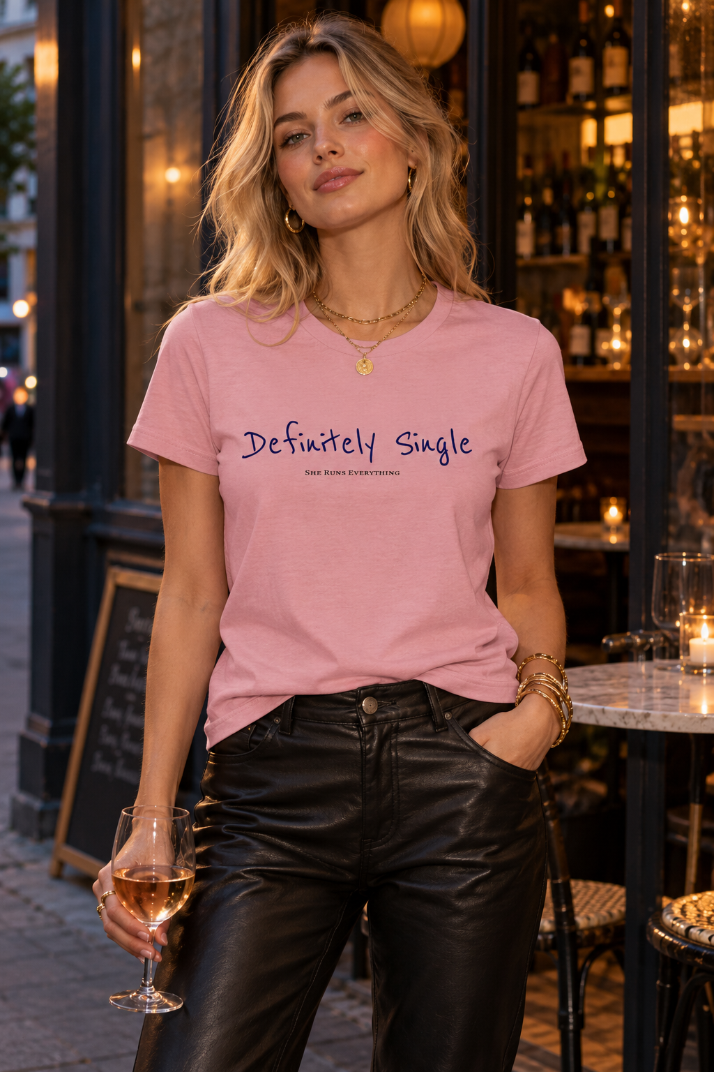 Tallulah Tee | Definitely Single | Organic Cotton Women's T-Shirt