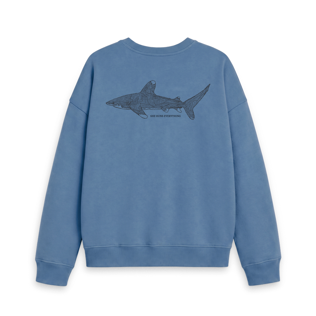 Solent Printed Sweater Back