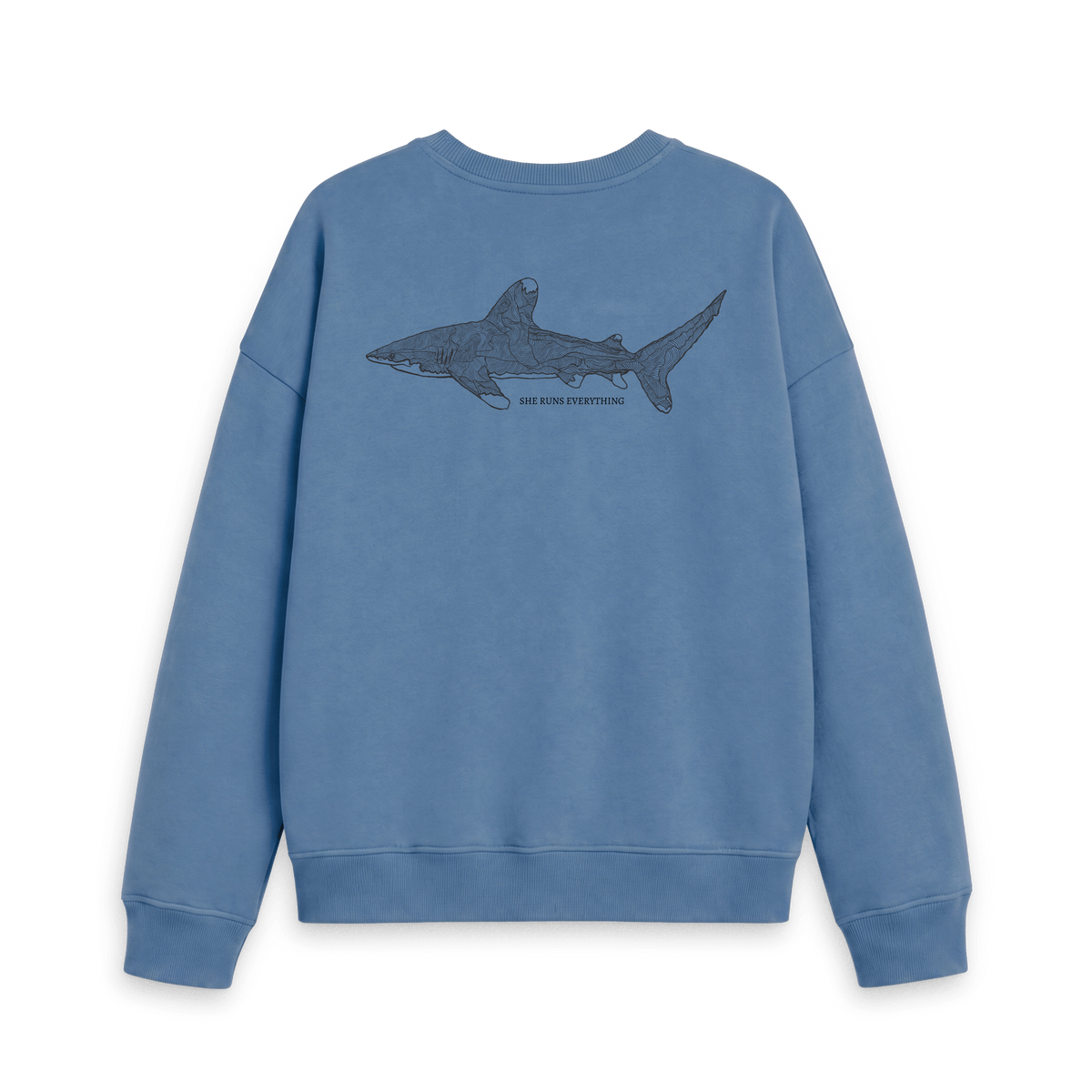 Solent Printed Sweater Back