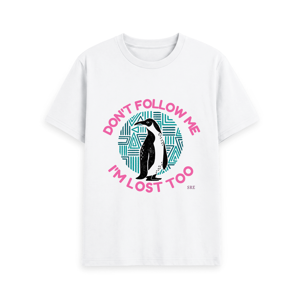 White Printed T-shirt Front