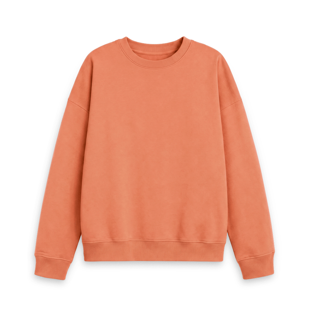 Apricot Printed Sweater Front