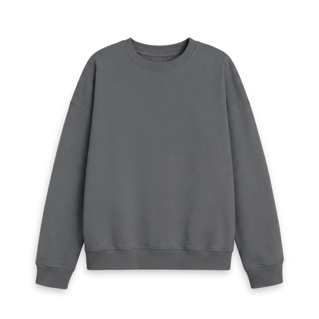 Slate Grey Printed Sweater Front