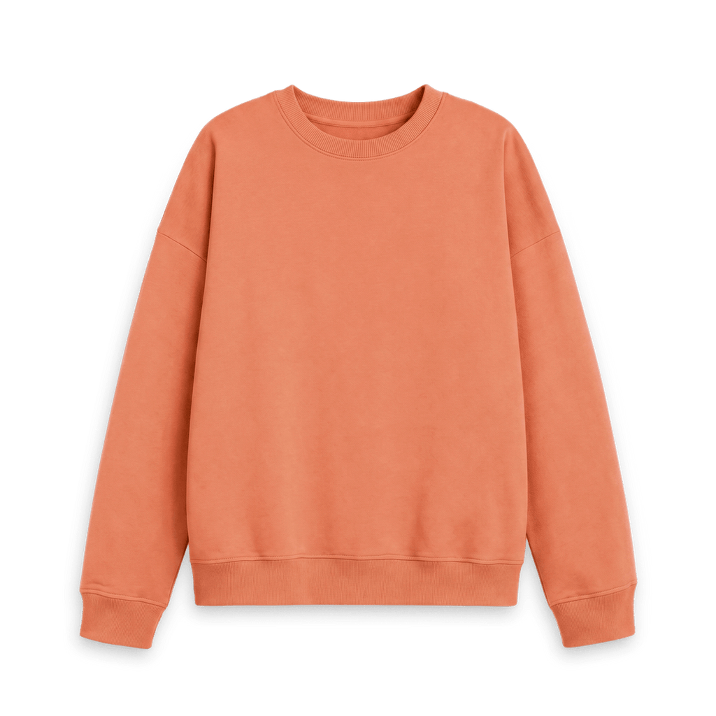 Apricot Printed Sweater Front